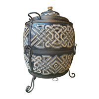 Piec Tandoor 5w1 "Tugarin" průmyslový". Odpowiedni dla grup: do 40 osób.Hmotnost: 220 kg. Objętość: 250 dm3 (250 litrów).