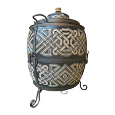 Piec Tandoor 5w1 "Tugarin Industrial". Odpowiedni dla grup: do 40 osób.Pojemność: 220 kg. Pojemność: 250 dm3 (250 litrów). Piec Tandoor 5w1 "Tugarin Industrial". Odpowiedni dla grup: do 40 osób.Pojemność: 220 kg. Pojemność: 250 dm3 (250 litrów).