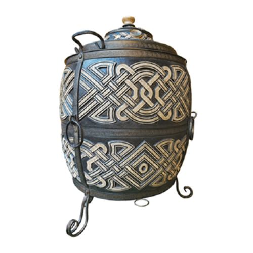 Tandoor to piec szamotowy na świeżym powietrzu.Uniwersalny piekarnik grillowy do gotowania kebabów, mięs, warzyw i nie tylko. Model" Tugarin " przemysłowy.Waga: 200 kg. objętość: 250 dm3 (250 litrów). Tandoor to piec szamotowy na świeżym powietrzu.Uniwersalny piekarnik grillowy do gotowania kebabów, mięs, warzyw i nie tylko. Model" Tugarin " przemysłowy.Waga: 200 kg. objętość: 250 dm3 (250 litrów).