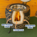 Piec szamotowy Tandoor.Uniwersalny piekarnik grillowy do gotowania kebabów, mięs, warzyw i nie tylko. Model "Tugarin exclusive".Waga: 250 kg. objętość: 250 dm3 (250 litrów). Piec szamotowy Tandoor.Uniwersalny piekarnik grillowy do gotowania kebabów, mięs, warzyw i nie tylko. Model "Tugarin exclusive".Waga: 250 kg. objętość: 250 dm3 (250 litrów).