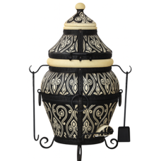 Piec ceramiczny-Tandoor 5w1 "Asia" objętość 125 dm3. Waga 145 kg, ścianka 9 cm. nadaje się do kampanii do 17 osób. Piec ceramiczny-Tandoor 5w1 "Asia" objętość 125 dm3. Waga 145 kg, ścianka 9 cm. nadaje się do kampanii do 17 osób.