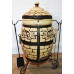Tandoor - piec szamotowy pod gołym niebem.Uniwersalny piekarnik grillowy do gotowania kebabów, mięs, warzyw i nie tylko. Model "Venecia".Waga: 93 kg. Objętość: 75 dm3 (75 litrów).