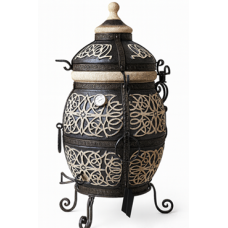 Piec ceramiczny grill Tandoor 5w1 "Szafran". Odpowiedni dla grup: do 17 osób.Pojemność: 150 kg. Pojemność: 130 dm3 (130 litrów). Piec ceramiczny grill Tandoor 5w1 "Szafran". Odpowiedni dla grup: do 17 osób.Pojemność: 150 kg. Pojemność: 130 dm3 (130 litrów).