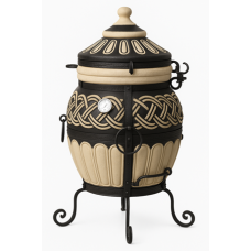 Piec ceramiczny Tandoor 5w1"Thor large". Odpowiedni dla grup: do 9 osób.Pojemność: 140 kg. Pojemność: 100 dm3 (100 litrów). Piec ceramiczny Tandoor 5w1"Thor large". Odpowiedni dla grup: do 9 osób.Pojemność: 140 kg. Pojemność: 100 dm3 (100 litrów).