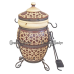 Tandoor to piec szamotowy na świeżym powietrzu.Uniwersalny piekarnik grillowy do gotowania kebabów, mięs, warzyw i nie tylko. Model "Stare Miasto".Waga: 120 kg. Objętość: 85 dm3 (85 litrów).